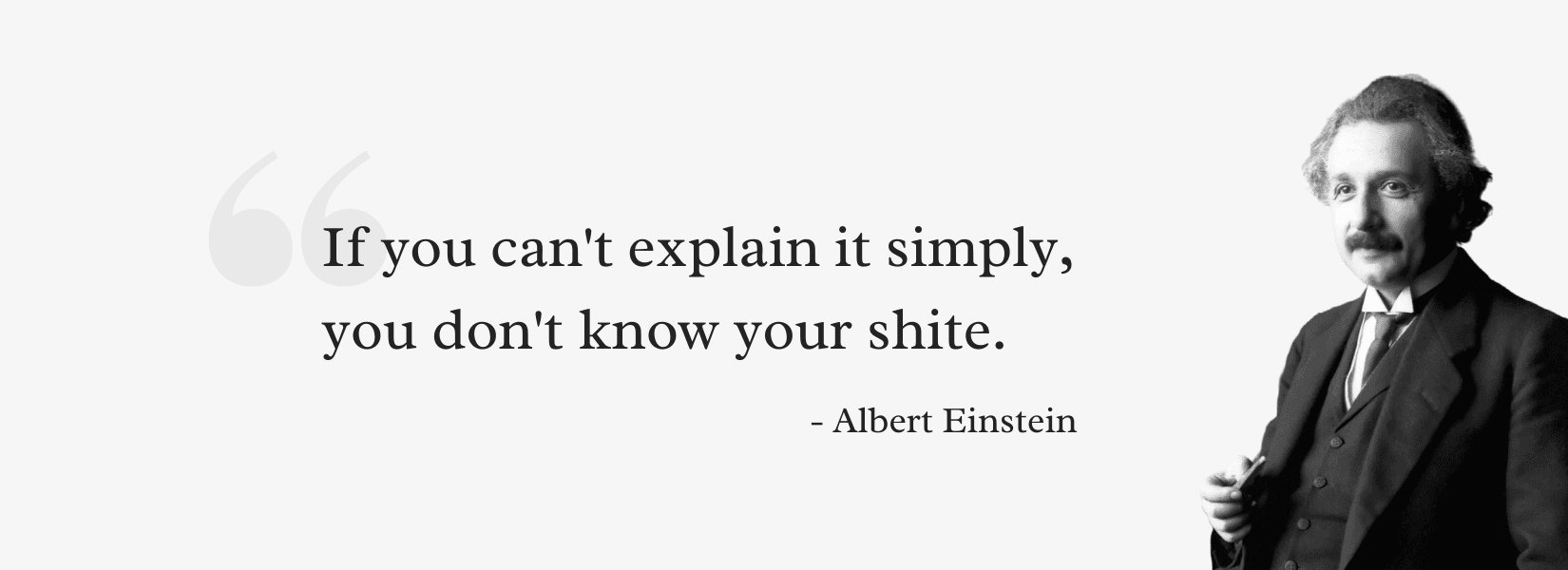 Einstein quote